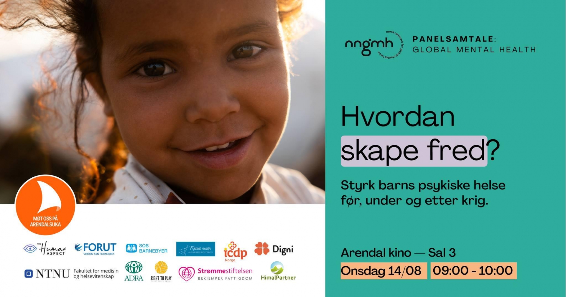 Hvordan skape fred? Styrk barns psykiske helse før, under og etter krig!