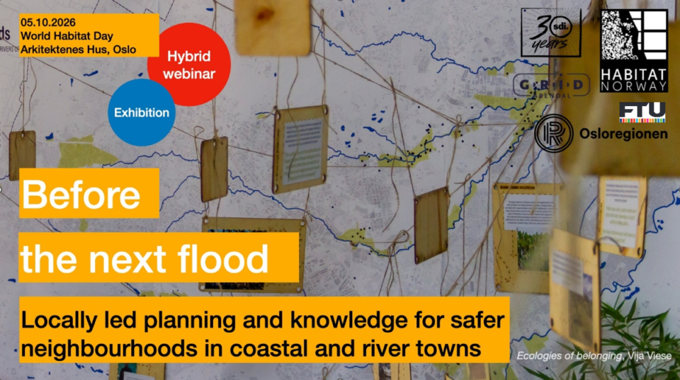 The World Habitat Day. Before the Next Flood: Locally led knowledge and planning for safer neighbourhoods in coastal and river cities