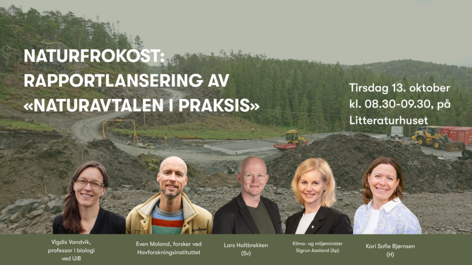 Naturfrokost: Rapportlansering av «Naturavtalen i praksis»