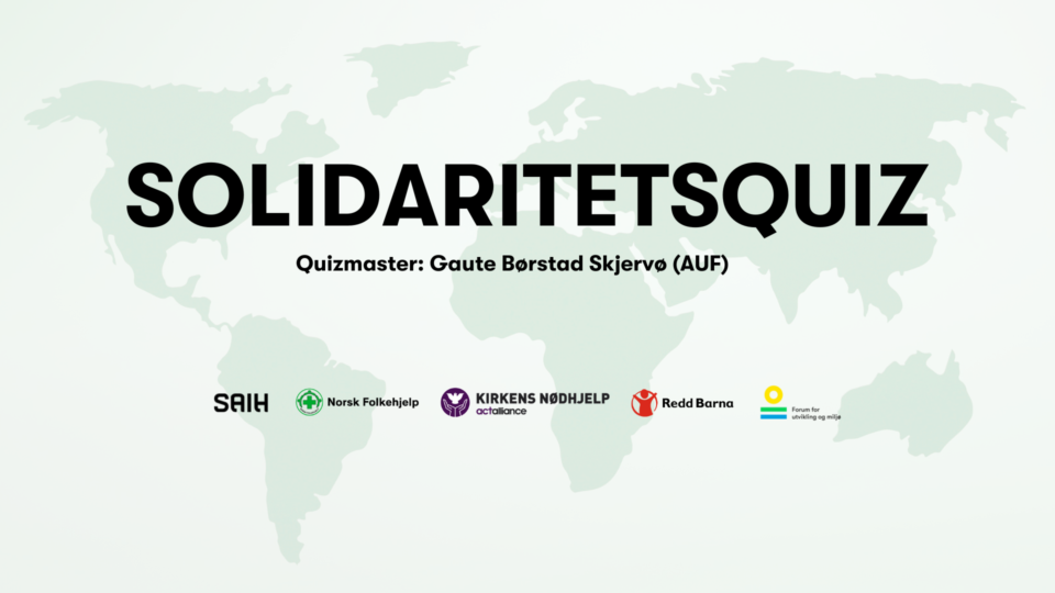 Solidaritetsquiz 2025 / Arendalsuka