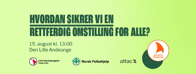 Hvordan Sikrer Vi En Rettferdig Omstilling For Alle? - ForUM For ...