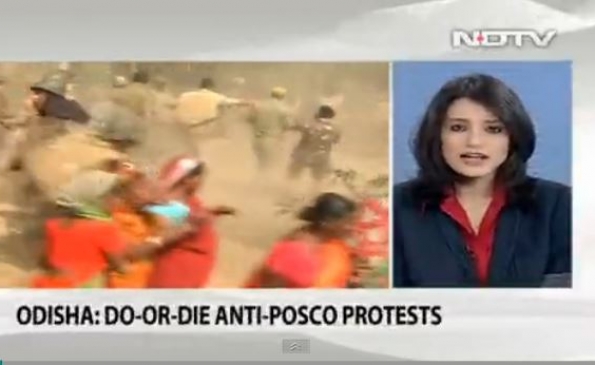 Indisk TV rapporterte i mars 2013 om store demonstrasjoner i delstaten Odisha. Mange var opprørte over byggingen av en gigantfabrikk i regi av stålselskapet Posco. Selskapet står ansvarlig for grove menneskerettsbrudd. Oljefondet har investert over 1.4 milliarder kroner i selskapet.
