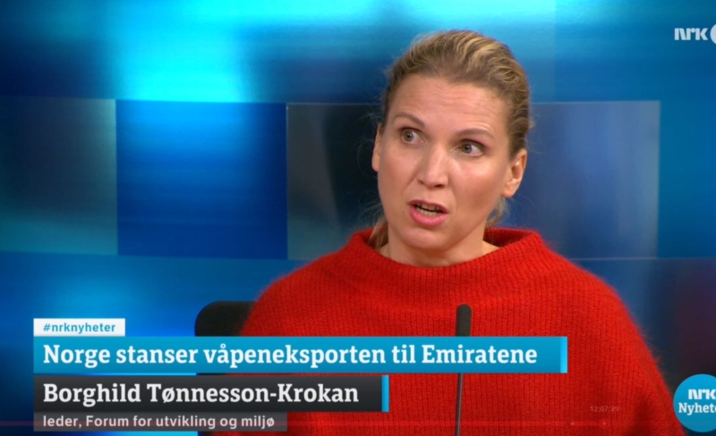 Norge stanser våpeneksport til Emiratene