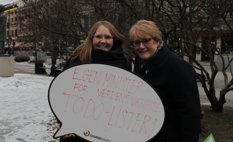 Full mobilisering for ny utviklingsminister   