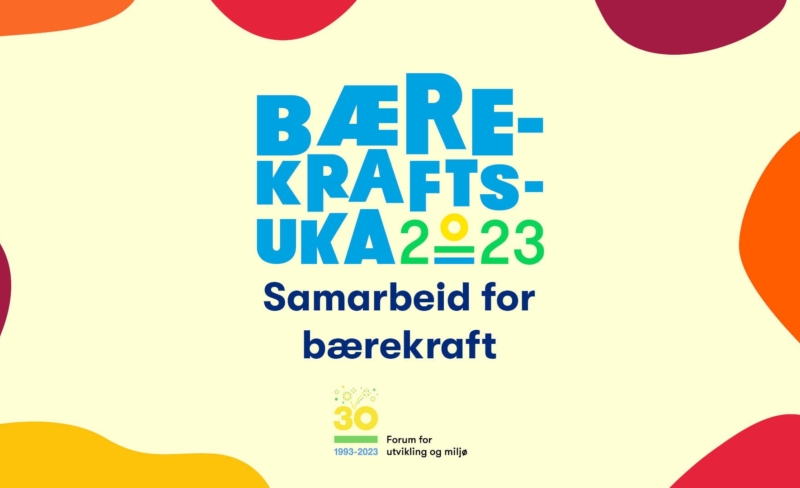 Bærekraftsuka 2023: SAMARBEID FOR BÆREKRAFT