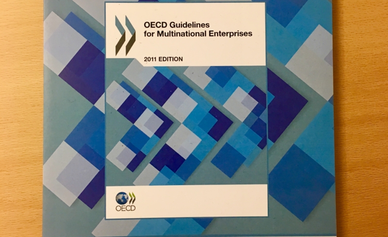 OECDs retningslinjer for flernasjonale selskaper