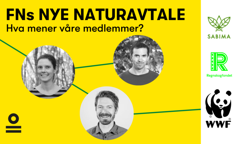 Hva mener ForUMs medlemmer om den nye naturavtalen?