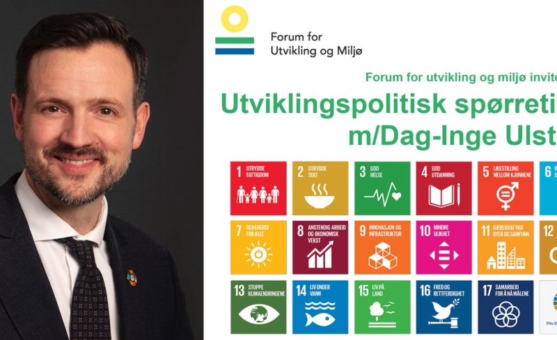 Utviklingspolitisk spørretime med ny utviklingsminister