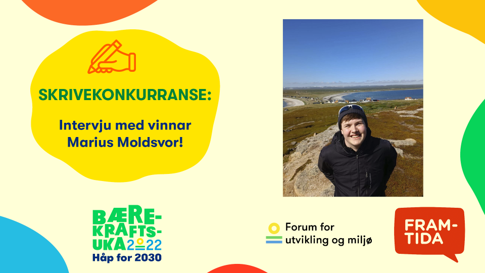 Marius (17) bytte til nynorsk for eitt år sidan – vann skrivekonkurranse