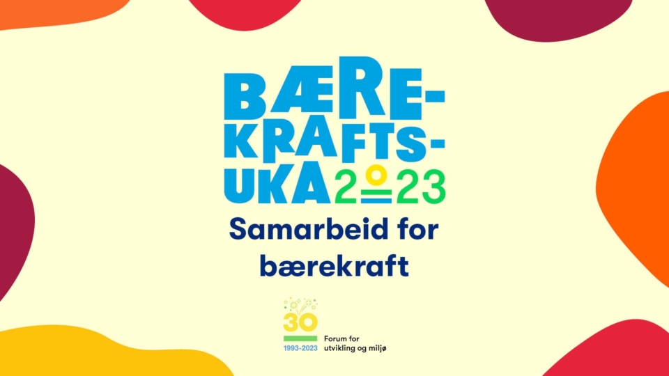 Bærekraftsuka 2023: SAMARBEID FOR BÆREKRAFT
