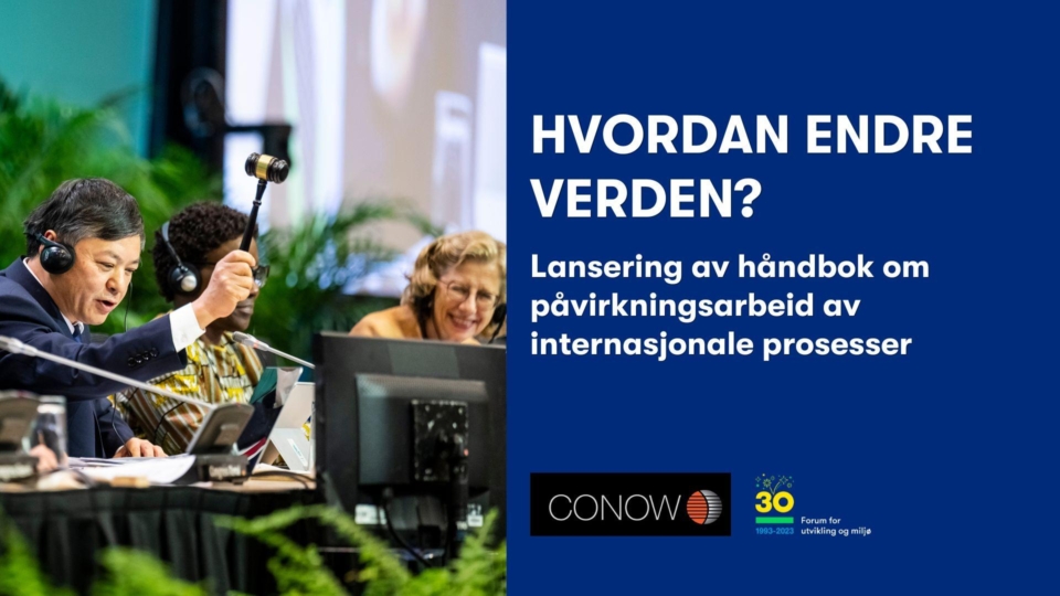 Hvordan endre verden? En håndbok for påvirkning av internasjonale prosesser