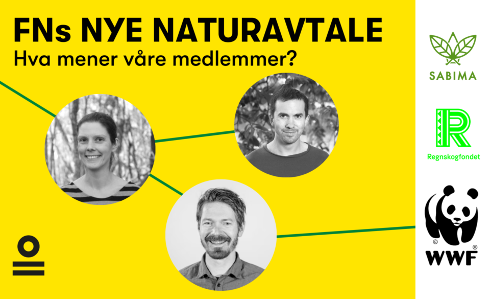 Hva mener ForUMs medlemmer om den nye naturavtalen?